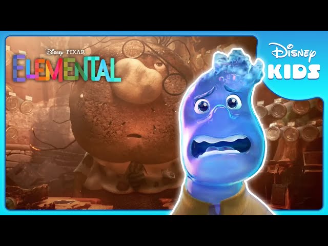Mrs. Cumulus' Big Surprise 🌧️ | Elemental | Disney Kids
