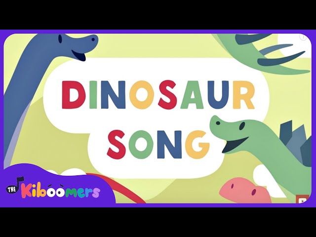 Dinosaur Song - The Kiboomers Preschool Songs & Nursery Rhymes for Counting