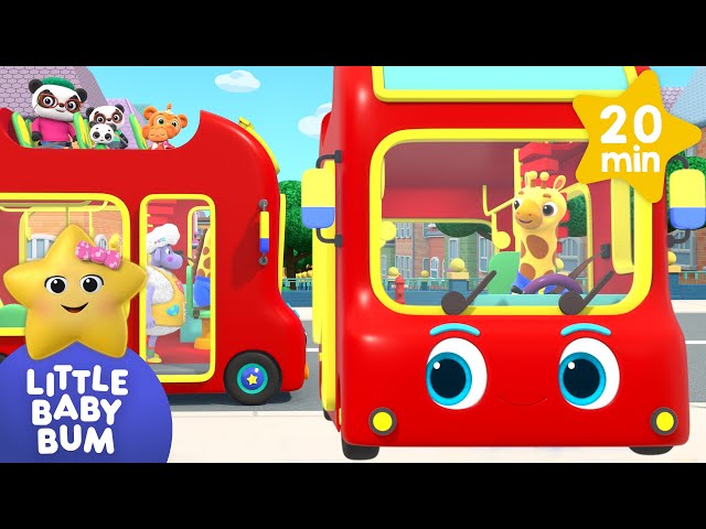 Wheels on the Bus Go Round The Town | Little Baby Bum Nursery Rhymes - Baby Song Mix | Play Time!