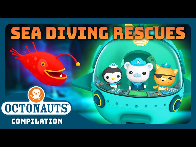 @Octonauts -  ✨ Incredible Sea Diving Rescues! ⛑️ | 3 Hours+ Compilation | Reading Month