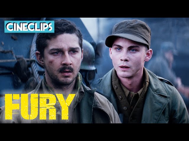 Ellison Joins The Tank Crew | Fury | CineClips | With Captions