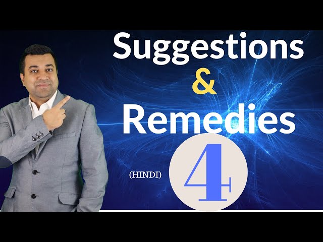 Suggestions & Remedies | Number 4 |  Rituals | Strengthen your Rahu | Hindi