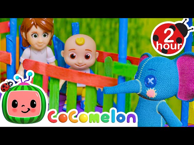 Yes Yes Play at the Playground | CoComelon Toy Play Learning | Nursery Rhymes for Babies