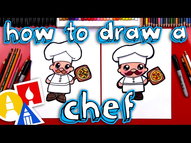 How To Draw A Cartoon Chef