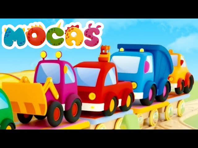 The train song for kids & train cartoons for kids. Nursery rhymes & songs for kids.