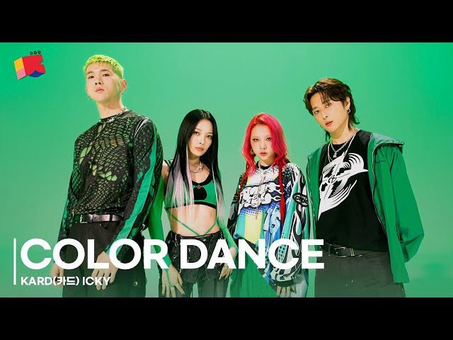 [COLOR DANCE] KARD -  ICKY | 4K Performance video | #컬러댄스 #KARD #performance #DGG #DINGO