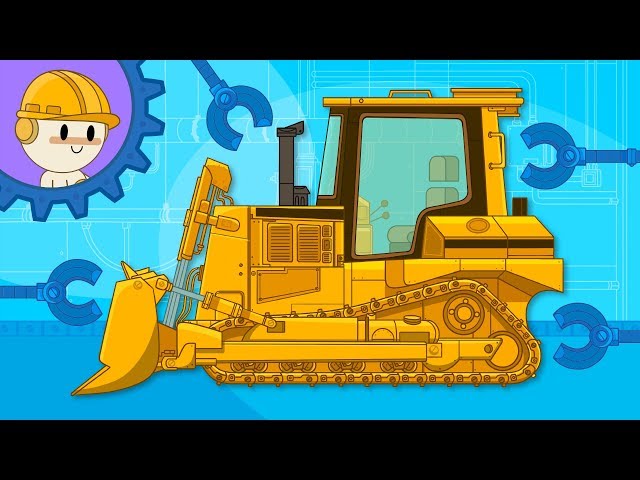 Finley's Factory | Bulldozer Assembly | Cartoon for Children