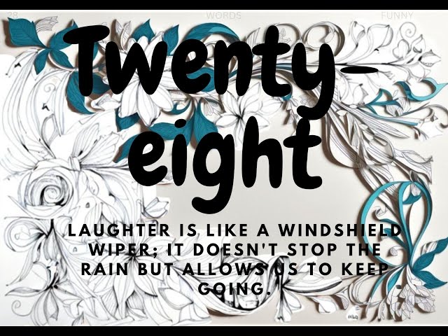 Laughter's Wiper: Clearing Away Stress and Bringing a Positive Outlook #laughtertherapy #solvethis