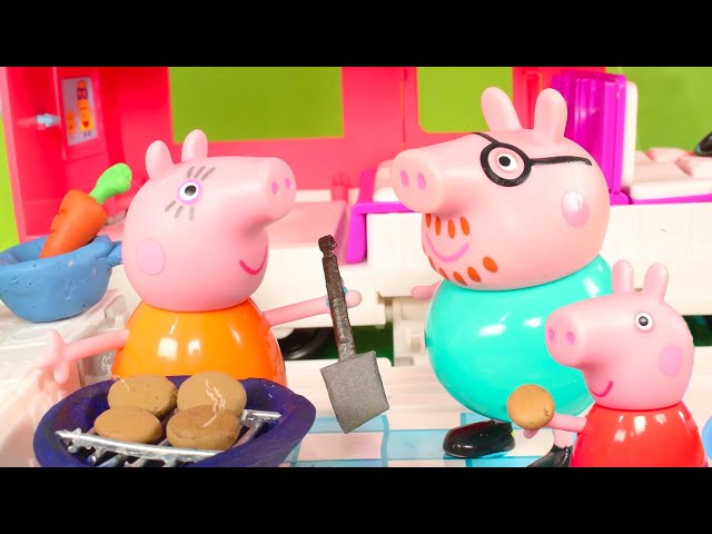 Peppa Pig Has A Beach Barbecue! Toy Videos For Toddlers and Kids