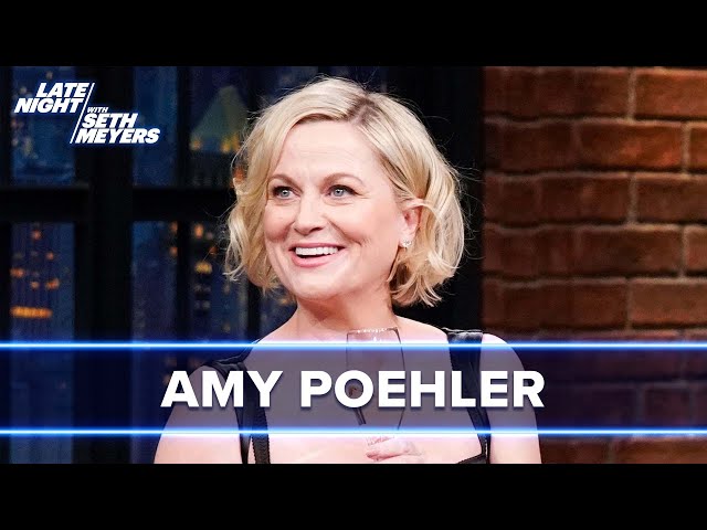 Amy Poehler Tries to Get Seth to Cry on Late Night's 10th Anniversary