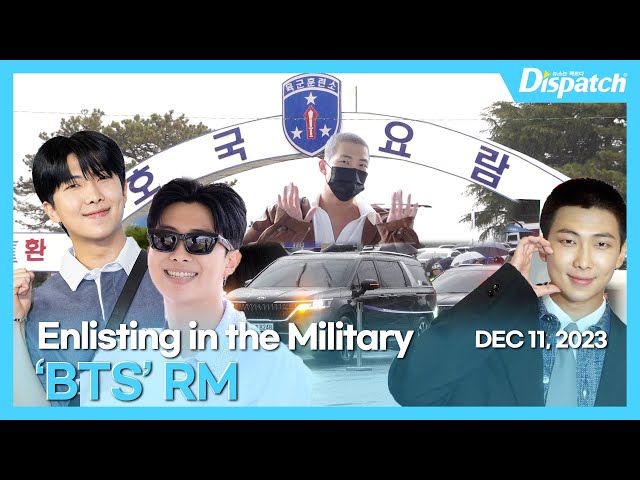 RM·V(BTS), MILITARY ENLISTMENT