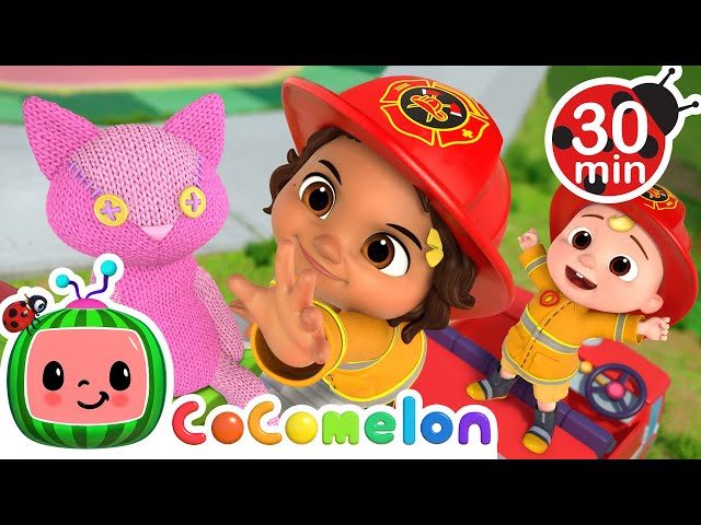 Wheels on the Fire Truck Song + MORE CoComelon Nursery Rhymes & Kids Songs