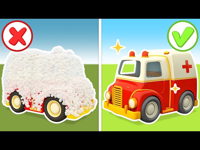 Street vehicles need help! NEW EPISODES. Clever cars save the day. Car cartoons for kids.