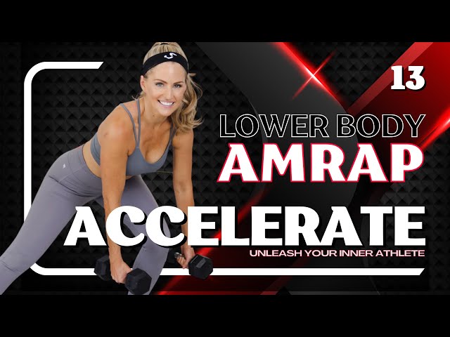 30 Minute LOWER BODY HIIT WORKOUT Lower Body AMRAP (Accelerate Day #13)