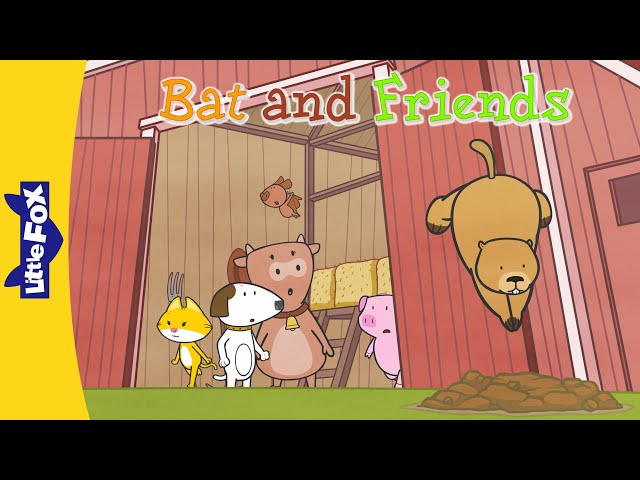 A New Friend on the Farm: Groundhog | Sad Cat | Bat and Friends | Little Fox Stories Level 1