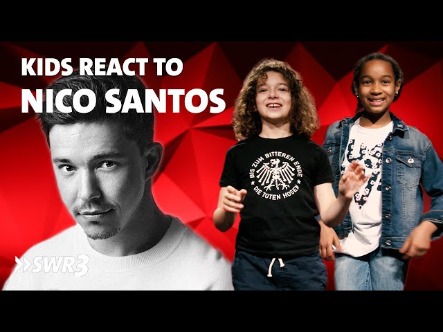 Kinder reagieren auf Nico Santos