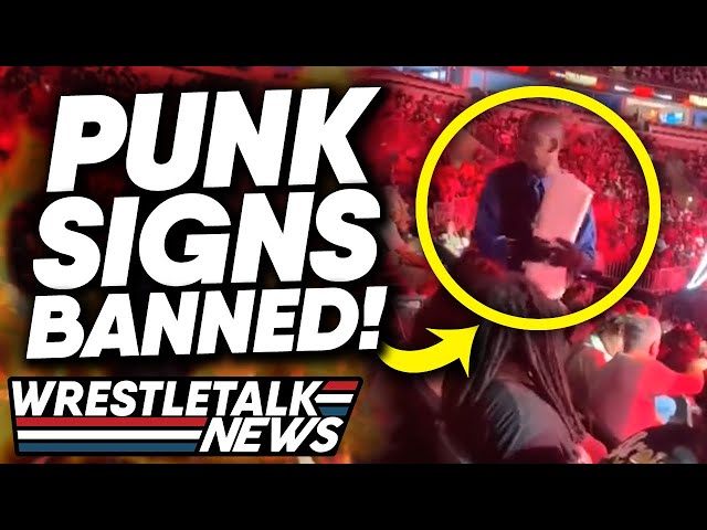 CM Punk EXPLOSIVE RESPONSE? AEW REMOVE CM Punk Signs At AEW All Out! | WrestleTalk