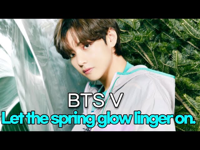 210409 BTS V, more handsome than spring light