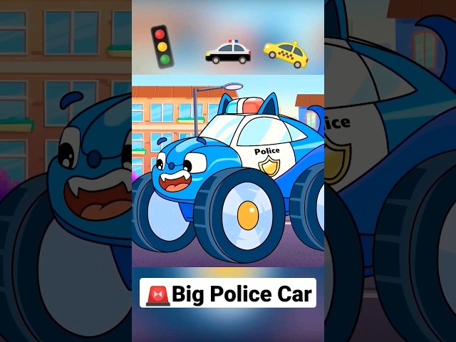 Police Monster Truck, Help me! #babycars #policecar