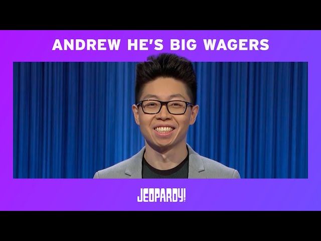 Andrew He Talks About His Gutsy Daily Double Wagers | JEOPARDY!