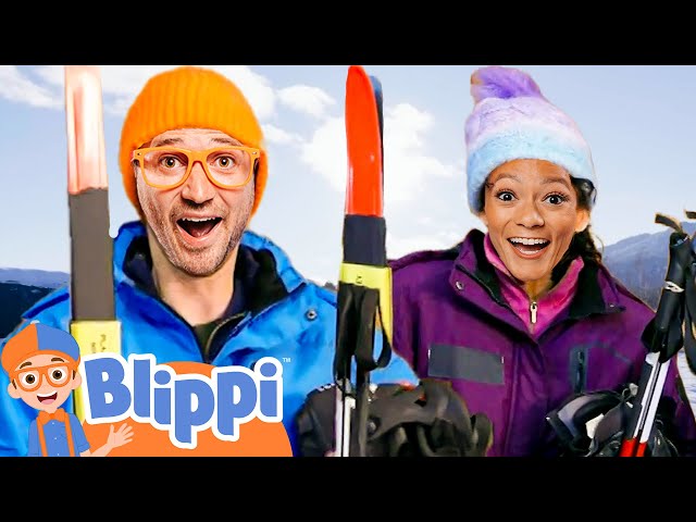 Blippi and Meekah Visit Plain Valley Ski Trails! | Blippi and Meekah Full Episodes