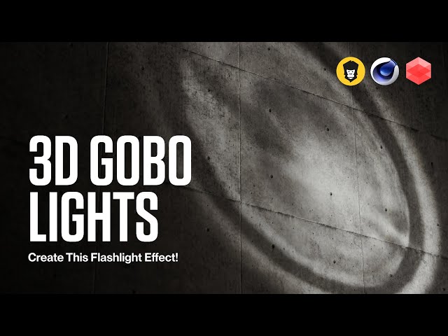 Create This Gobo Ligthing Effect With C4D And Greyscalegorilla Plus