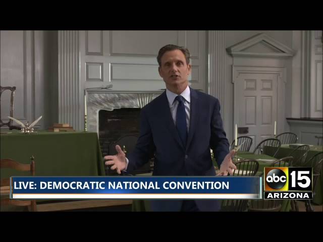 FULL VIDEO: History lessons with Tony Goldwyn of Scandal - Democratic National Convention
