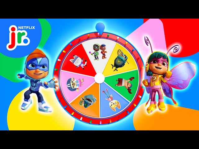 Mystery Wheel of Sports! ⚽️ Mighty Little Bheem, Action Pack, & More! | Netflix Jr