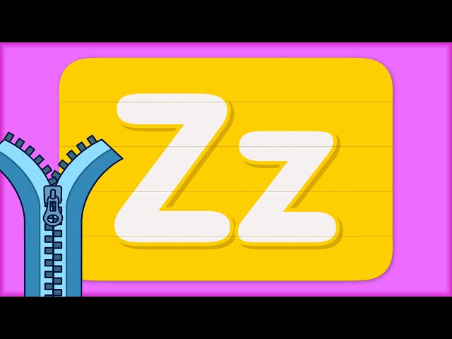 Learn words that start with the letter Z! | Turn & Learn ABCs