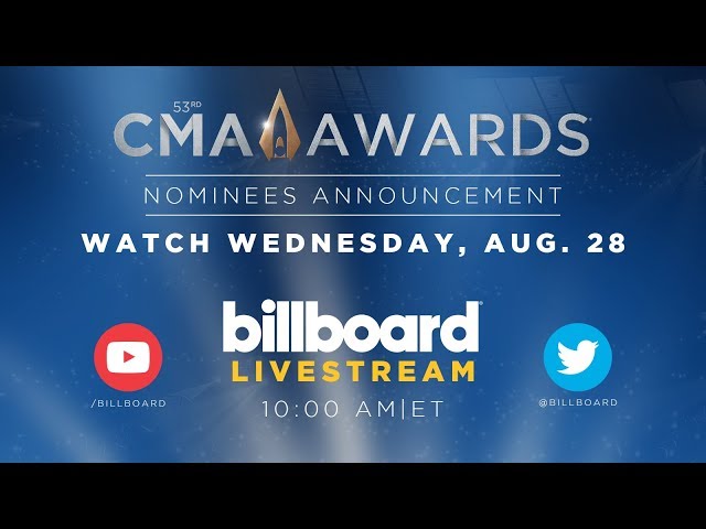 Livestream: CMA Awards 2019 Nominees Announcement