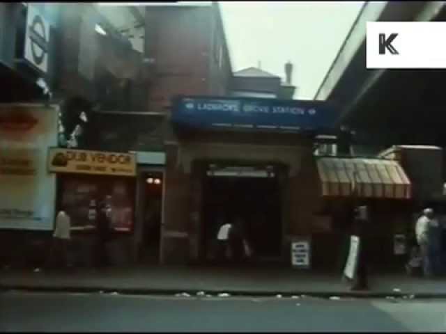 1980s Ladbroke Grove, gritty West London streets
