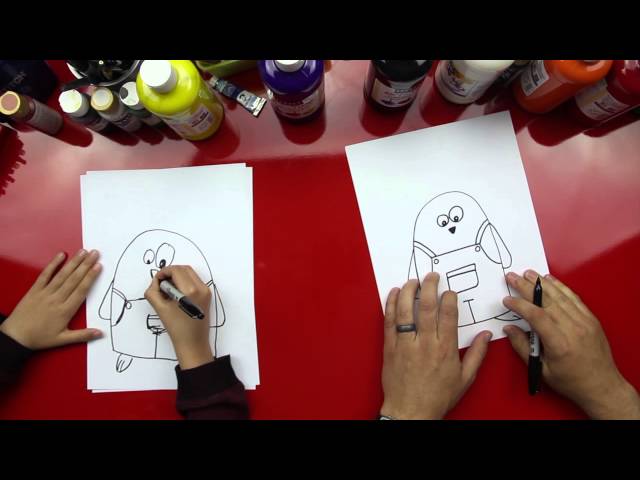 How To Draw The Easter Bunny Cartoon