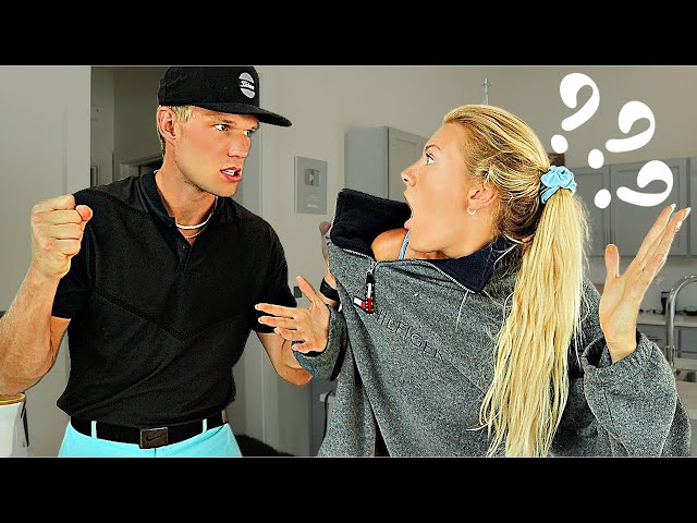 Wearing Another Guys Sweatshirt PRANK on my Fiancé!