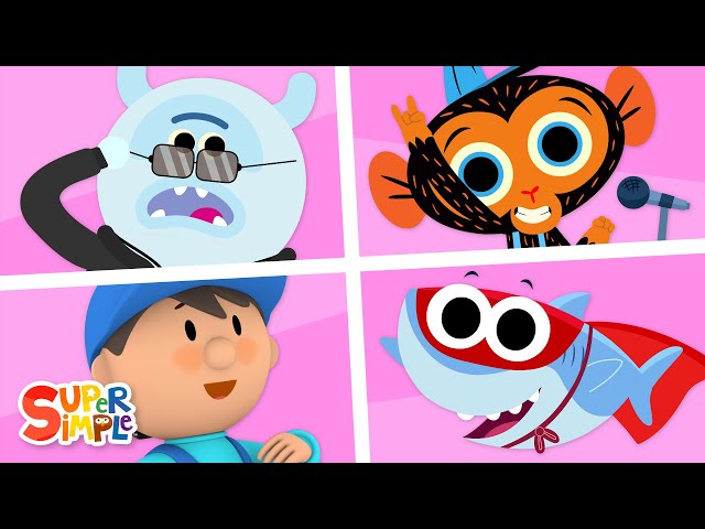 Super Simple Kids Cartoon Collection #5! | Carl's Car Wash, The Bumble Nums, Finny The Shark + More!