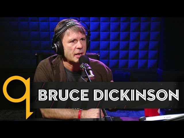 Iron Maiden's Bruce Dickinson in studio q