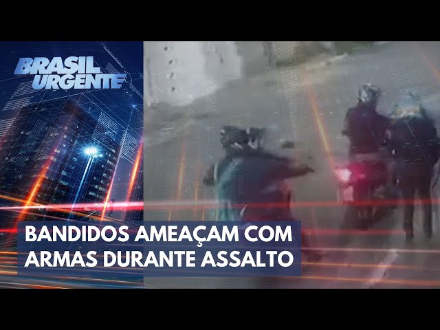 Arrastão com motos causa terror em vítimas | Brasil Urgente