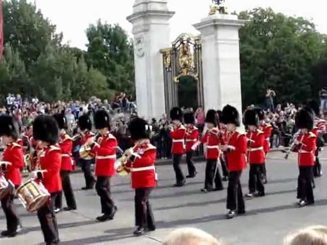 Changing of the Guard at Buckingham Palace - London, England
