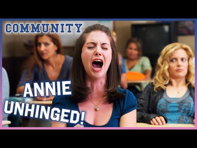 Annie Being Chaotic For 20 Minutes | Community