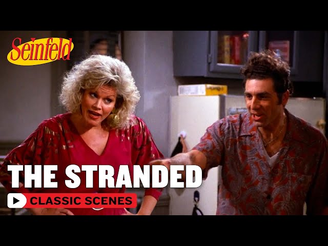 Kramer Is Late To Pick Up Jerry & Elaine | The Stranded | Seinfeld