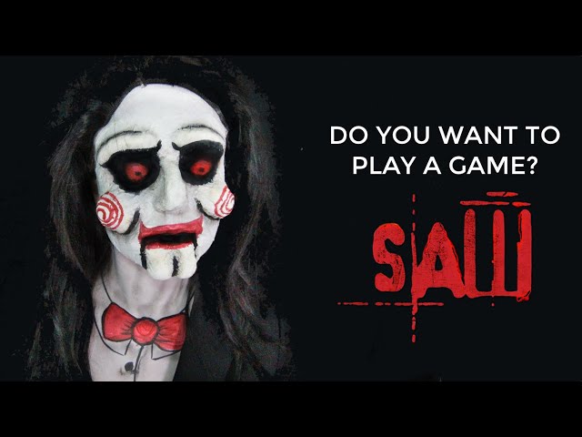 Billy The Puppet Jigsaw Makeup Tutorial Halloween - Saw X (2023)