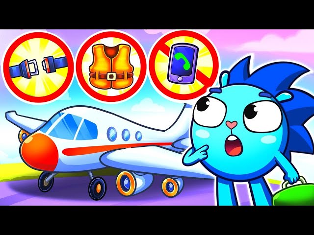 Safety Tips on the Airplane Song | Funny Kids Songs 😻🐨🐰🦁 And Nursery Rhymes by Baby Zoo