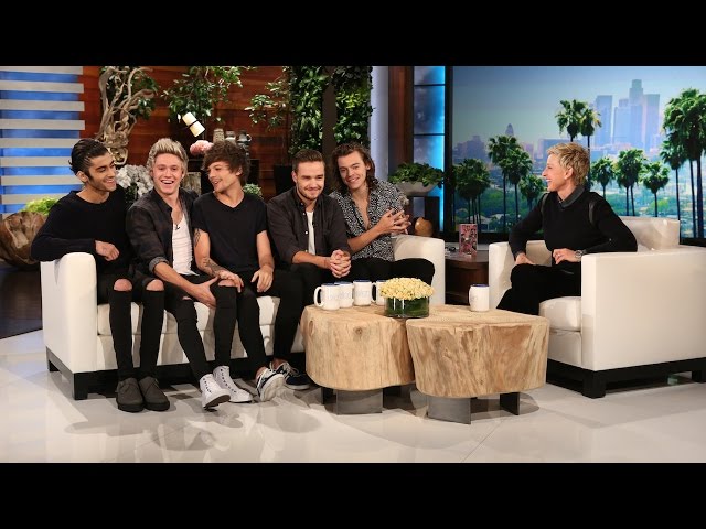 One Direction Catches Up with Ellen