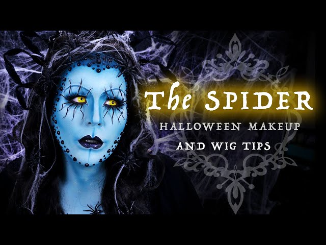Becoming MY Art: Spider QUEEN Halloween Makeup Transformation