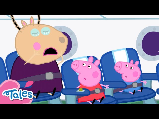 The Plane Journey With Madame Gazelle ✈️ Full Episode | Peppa Pig Tales