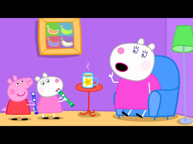 Recorder Practice 🪈 | Peppa Pig Official Full Episodes