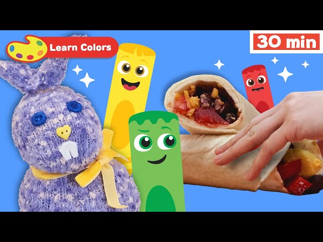New Show! Color Crew Magic | Educational Video | COLOR CREW - Taco & Sock Rabbit + | Learn Colors