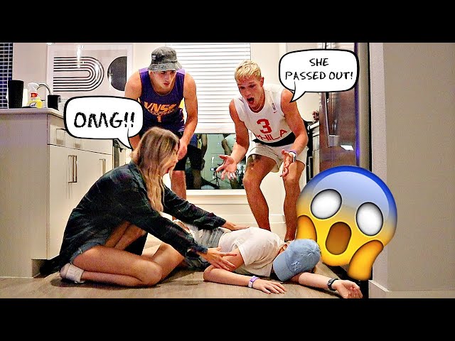 PASSING OUT IN FRONT OF FRIENDS! *PRANK*