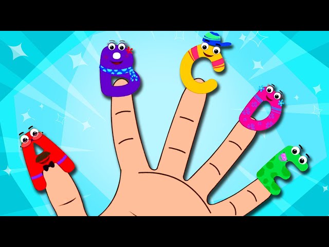 Finger Family Song + ABC Finger Family | KidsCamp Nursery Rhymes on HooplaKidz