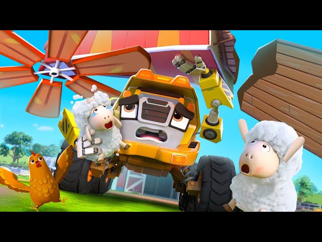 Busy Construction Truck | Car Cartoon | Monster Truck | Nursery Rhymes & Kids Songs | BabyBus