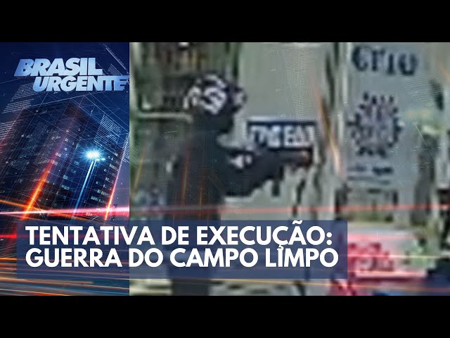 Tentativa de execução com tiros de fuzil deixa vítima baleada | Brasil Urgente